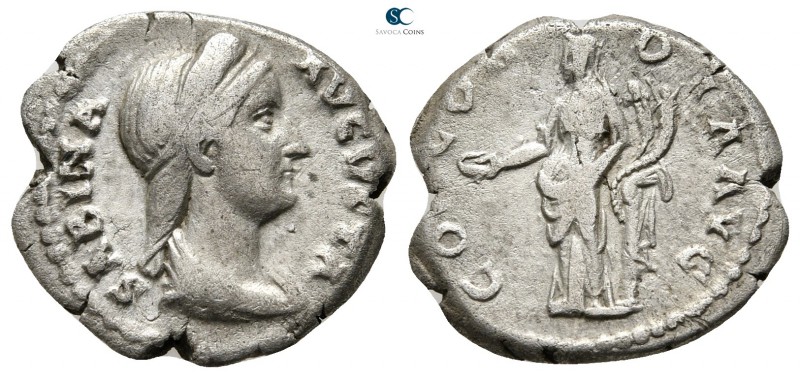 Sabina Augusta AD 128-137. Rome
Denarius AR

17 mm., 3,38 g.



very fine