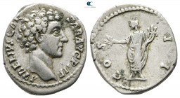 Marcus Aurelius as Caesar AD 139-161. struck under Antoninus Pius. Rome. Denarius AR