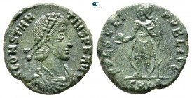 Constantius II AD 337-361. Uncertain mint or Cyzicus. Follis Æ