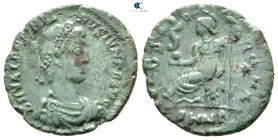 Valentinian II AD 375-392. Uncertain mint or Nicomedia. Follis Æ