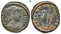 Theodosius I AD 379-395. Aquileia. Follis Æ