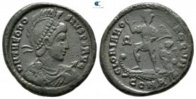 Theodosius I AD 379-395. Constantinople. Centenionalis Æ