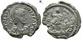 Theodosius I AD 379-395. Cyzicus. Centenionalis Æ