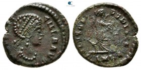 Aelia Flacilla AD 383-386. Uncertain mint or Antioch. Follis Æ