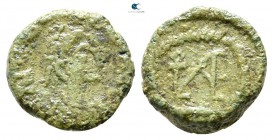Leo I AD 457-474. Uncertain mint. Nummus Æ