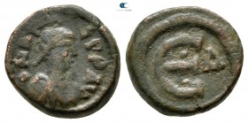 Anastasius I AD 491-518. Constantinople. 4th officina. Pentanummium Æ
