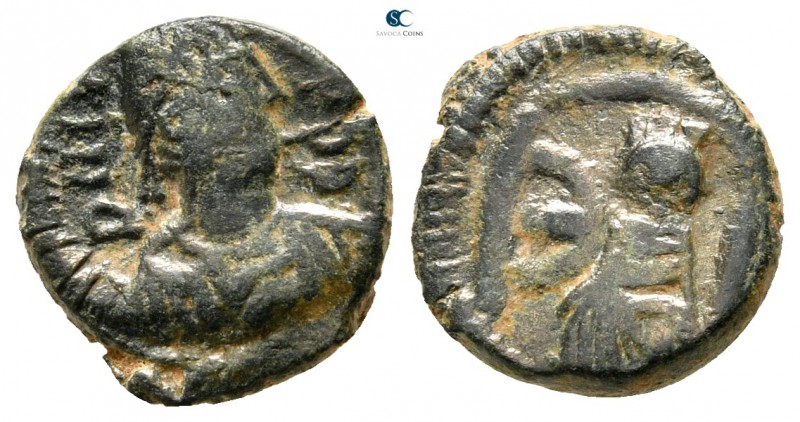 Justin I AD 518-527. Antioch
Pentanummium Æ

13 mm., 1,85 g.



very fine...
