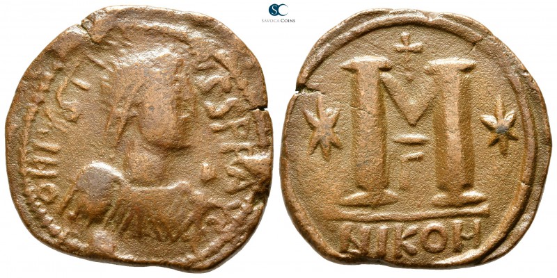 Justin I AD 518-527. Nikomedia
Follis Æ

31 mm., 13,31 g.



very fine