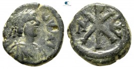 Justin I AD 518-527. Nikomedia. Pentanummium Æ