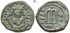 Tiberius II Constantine AD 578-582. Byzantine. Follis Æ
