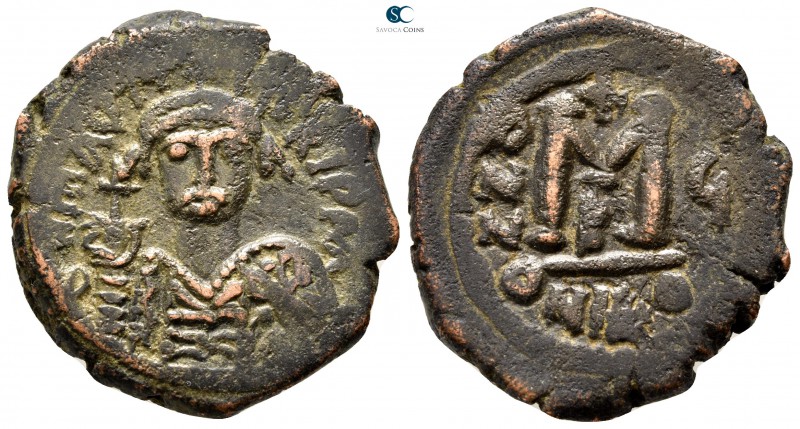 Maurice Tiberius AD 582-602. Byzantine
Follis Æ

28 mm., 11,83 g.



very...