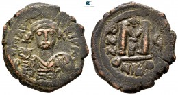 Maurice Tiberius AD 582-602. Byzantine. Follis Æ