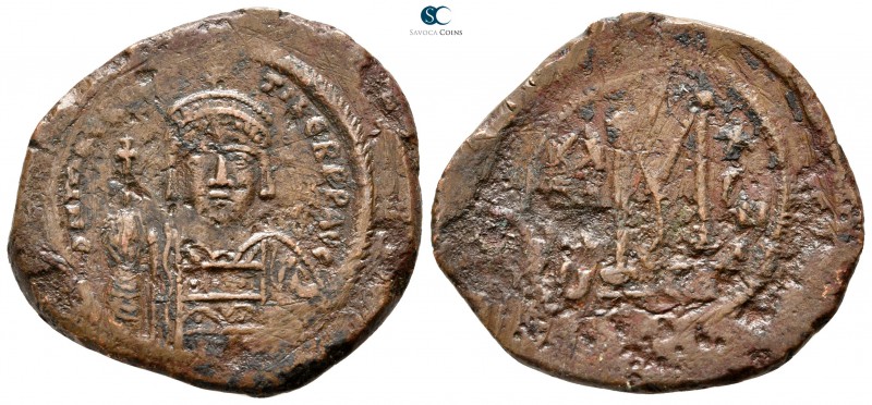 Maurice Tiberius AD 582-602. Constantinople
Follis Æ

30 mm., 9,69 g.



...