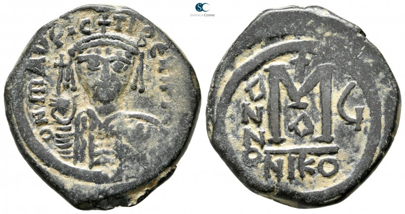Maurice Tiberius AD 582-602. Nikomedia
Follis Æ

28 mm., 11,31 g.



very...