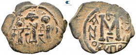 Heraclius & H.Constantine & Martina AD 610-641. Cyprus. Follis Æ