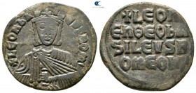 Leo VI the Wise. AD 886-912. Byzantine. Follis Æ