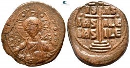 Romanus III Argyrus. AD 1028-1034. Constantinople. Anonymous follis Æ