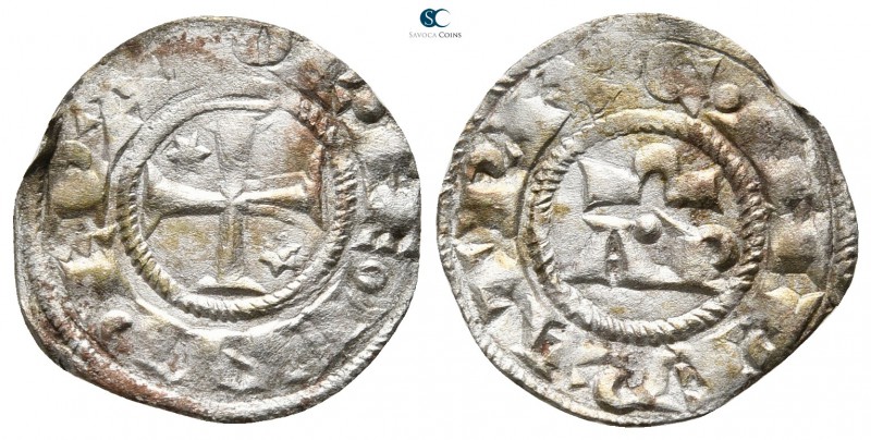 Henry VI and Constance AD 1194-1197. Brindisi
Mezzo Denaro BI

17 mm., 0,66 g...