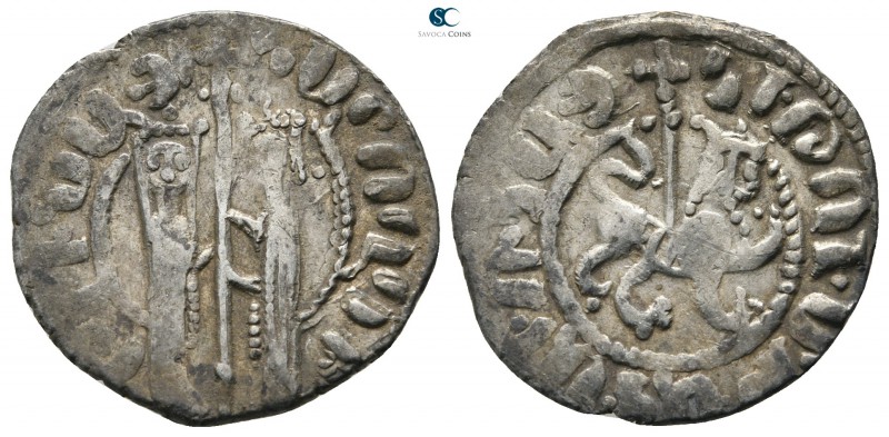Hetoum I, with Zabel AD 1226-1270. Sis
Tram AR

21 mm., 2,95 g.



very f...
