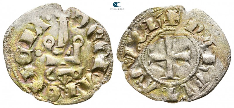 Philipp I of Tarent AD 1294-1332. Achaia
Denier AR

20 mm., 0,66 g.



ne...