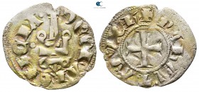 Philipp I of Tarent AD 1294-1332. Achaia. Denier AR