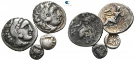 Lot of 4 greek silver coins / SOLD AS SEEN, NO RETURN!
<br><br>very fine<br><br>