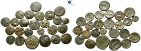 Lot of ca. 25 greek bronze coins / SOLD AS SEEN, NO RETURN!<br><br>very fine<br><br>