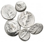 Lot of ca. 6 greek silver coins / SOLD AS SEEN, NO RETURN!<br><br>nearly very fine<br><br>