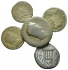 Lot of ca. 5 roman provincial bronze coins / SOLD AS SEEN, NO RETURN!<br><br>fine<br><br>
