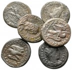 Lot of 6 roman provincial tetradrachms / SOLD AS SEEN, NO RETURN!<br><br>nearly very fine<br><br>
