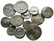 Lot of ca. 12 roman provincial bronze coins / SOLD AS SEEN, NO RETURN!<br><br>nearly very fine<br><br>