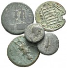 Lot of 5 roman provincial bronze coins / SOLD AS SEEN, NO RETURN! <br><br>nearly very fine<br><br>