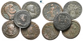Lot of ca. 5 roman bronze coins / SOLD AS SEEN, NO RETURN!<br><br>very fine<br><br>