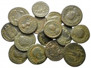 Lot of ca. 16 roman bronze coins / SOLD AS SEEN, NO RETURN!<br><br>very fine<br><br>