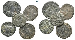 Lot of ca. 5 roman bronze coins / SOLD AS SEEN, NO RETURN! <br><br>very fine<br><br>