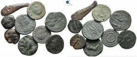 Lot of ca. 9 ancient bronze coins / SOLD AS SEEN, NO RETURN!
<br><br>very fine<br><br>