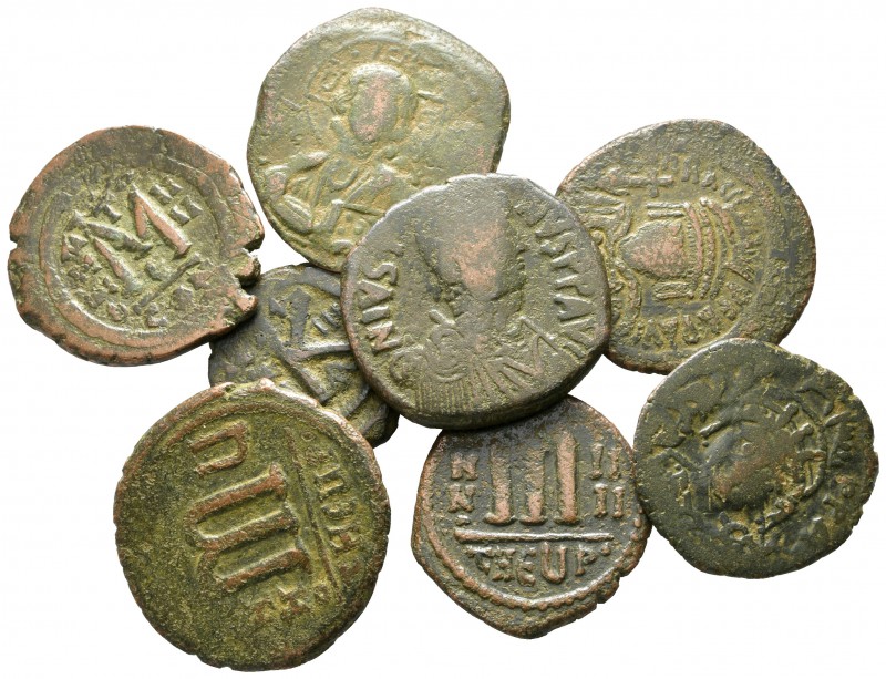 Lot of ca. 8 byzantine bronze coins / SOLD AS SEEN, NO RETURN! 

nearly very f...