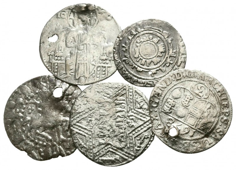 Lot of ca. 5 medieval silver coins / SOLD AS SEEN, NO RETURN!

fine