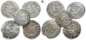 Lot of 5 medieval silver coins / SOLD AS SEEN, NO RETURN! <br><br>very fine<br><br>