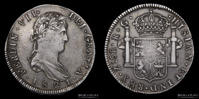 Mexico. Fernando VII. 8 Reales 1821 Zs RG. KM111.5