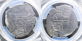 Potosi. Carlos II. 4 Reales 1670 E. Macuquina. CJ 29.4