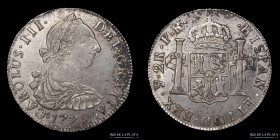 Potosi. Carlos III. 2 Reales 1779 PR. CJ 65.8.2