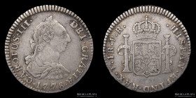 Potosi. Carlos III. 1 Real 1778 PR. CJ 66.7