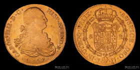 Potosi. Carlos IV. 8 Escudos 1807 PJ. CJ 72.19