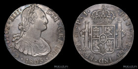 Potosi. Carlos IV. 8 Reales 1805 PJ. CJ 76.17.2