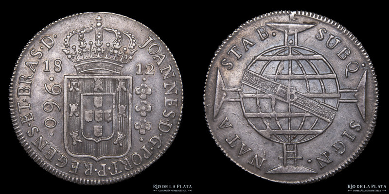 Brasil. Joao VI Principe Regente (1799-1816) 960 Reis 1812 B. Plata 896; 39mm; 2...