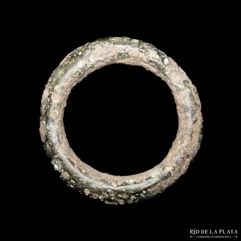 Celtic Tribes. Ring. Indeterminate bronzes IV-I century BC. Bronze; 20.0mm; 4.01...