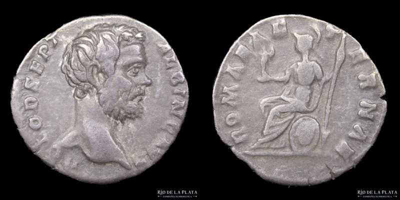 Clodius Albinus as Caesar (193-195AD) Denarius. Rome mint. Silver; 18.0mm; 2.96g...