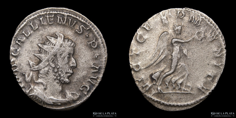 Gallienus (253-260AD) Antoninianus, Colonia mint, struck 257-258AD. Silver; 22mm...