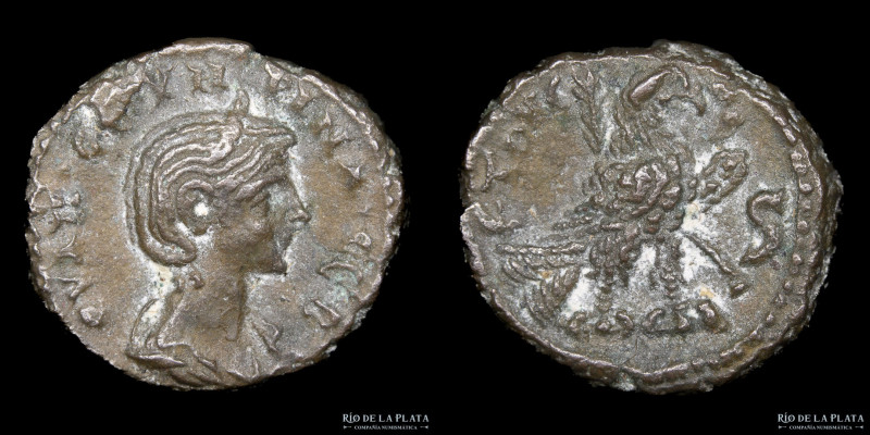 Alexandria. Egypt. Severina (270-275AD) AE Potin Tetradrachm, dated RY 6 of Aure...